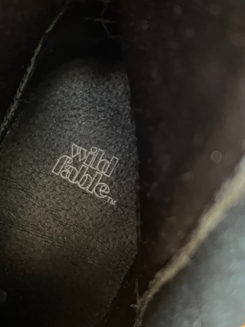 Wild fable Black Combat Lace-Up Platform Boots w 8.5 - Picture 10 of 11